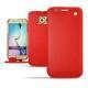 가죽 커버 Samsung SM-G920A Galaxy S6  - Tomate ( Pantone 187C ) 