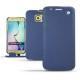 Samsung SM-G920A Galaxy S6 leather case - Indigo ( Pantone 303U ) 