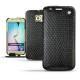 Samsung SM-G920A Galaxy S6 leather case - Serpent nero