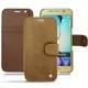Funda de piel Samsung SM-G920A Galaxy S6 - Sable vintage ( Roughtcut - Gaucho#57254 ) 