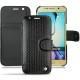 Funda de piel Samsung SM-G920A Galaxy S6 - Abaca nero
