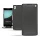 Funda de piel Sony Xperia Z3+ - Xperia Z4 - Noir ( Nappa - Black ) 