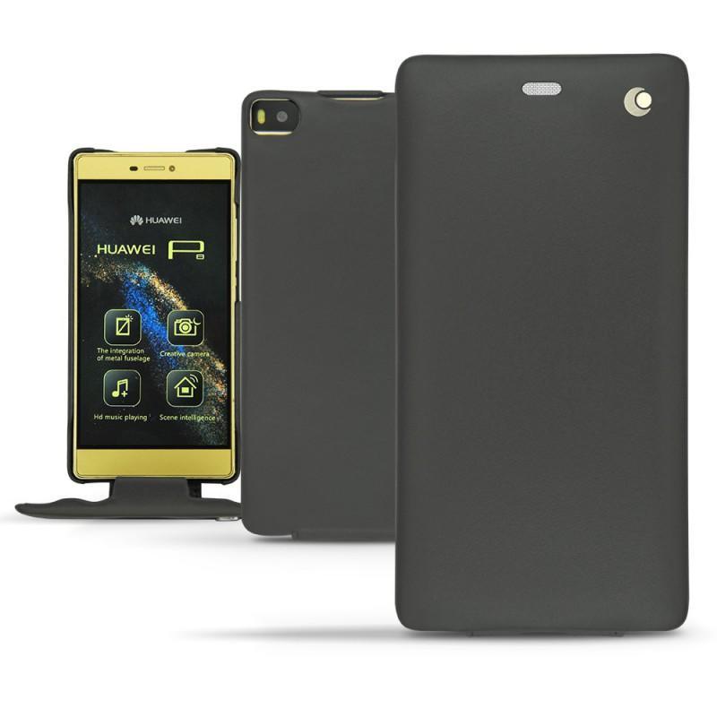 Housse cuir Huawei Ascend P8 - Noir ( Nappa - Black ) 