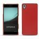 Capa em pele Sony Xperia Z3+ - Xperia Z4 - Rouge ( Nappa - Pantone 199C ) 