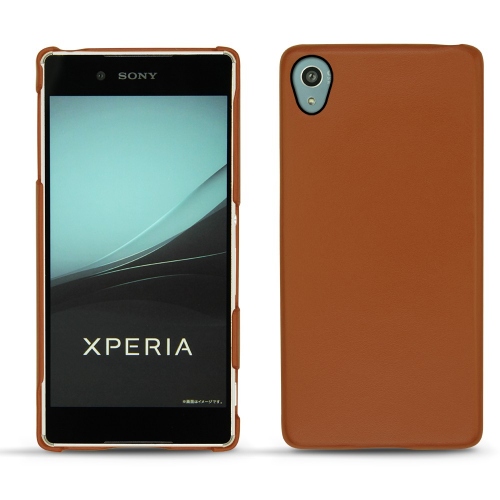 Protections - coque, étui, housse - pour Sony Xperia Z3+ - Xperia Z4 par NoreveMarron ( Nappa - Pantone #8B4720 ) 