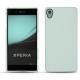 Custodia in pelle Sony Xperia Z3+ - Xperia Z4 - Bleu clair ( Nappa - Pantone 277C ) 