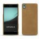 Capa em pele Sony Xperia Z3+ - Xperia Z4 - Sable vintage ( Roughtcut - Gaucho#57254 ) 