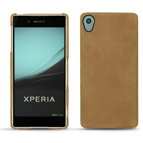 Protections - coque, étui, housse - pour Sony Xperia Z3+ - Xperia Z4 par NoreveSable vintage ( Pantone #9b7340 ) 