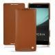 Funda de piel Sony Xperia Z3+ - Xperia Z4 - Marron ( Nappa - Pantone 1615C ) 