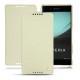 가죽 커버 Sony Xperia Z3+ - Xperia Z4 - Ivoire ( Sleek P C12 - White ) 
