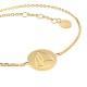 Pulsera de oro de mujer