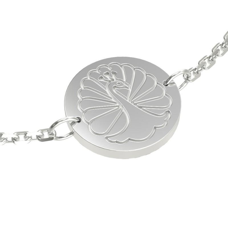Pulsera de plata de mujer