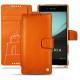 Sony Xperia Z3+ - Xperia Z4 leather case - Arange clouquié