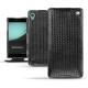 Housse cuir Sony Xperia Z3+ - Xperia Z4 - Abaca nero