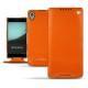 Funda de piel Sony Xperia Z3+ - Xperia Z4 - Arange clouquié