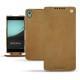 Capa em pele Sony Xperia Z3+ - Xperia Z4 - Sable vintage ( Roughtcut - Gaucho#57254 ) 