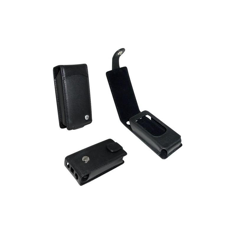 Astuccio in pelle Archos Gmini XS 100 - 104  - Noir ( Nappa - Black ) 