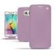 Capa em pele Samsung Galaxy S6 Edge - Lilas ( Nappa - Pantone 2645U ) 