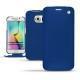 レザーケース Samsung Galaxy S6 Edge - Bleu océan ( Nappa - Pantone 293C ) 