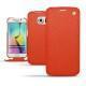 Custodia in pelle Samsung Galaxy S6 Edge - Papaye ( Pantone 180C ) 