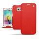 Custodia in pelle Samsung Galaxy S6 Edge - Tomate ( Pantone 187C ) 