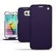 Custodia in pelle Samsung Galaxy S6 Edge - Cobalt ( Pantone 2766C ) 