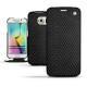 レザーケース Samsung Galaxy S6 Edge - Serpent nero 