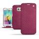 가죽 커버 Samsung SM-G920A Galaxy S6  - Serpent ciclamino