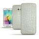 Custodia in pelle Samsung SM-G920A Galaxy S6 - Crocodile milk