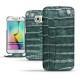 Custodia in pelle Samsung SM-G920A Galaxy S6 - Crocodile pino