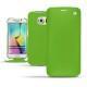 レザーケース Samsung Galaxy S6 Edge - Vert fluo