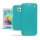 レザーケース Samsung Galaxy S6 Edge - Bleu fluo