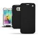 レザーケース Samsung Galaxy S6 Edge - Negre poudro