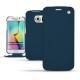 レザーケース Samsung Galaxy S6 Edge - Blu mediterran