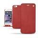 Housse cuir Apple iPhone 6 Plus - Cerise vintage ( Pantone 185C ) 