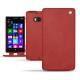 가죽 커버 Nokia Lumia 930  - Cerise vintage ( Pantone 185C ) 