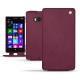 Housse cuir Nokia Lumia 930  - Prune vintage ( Pantone 512C ) 