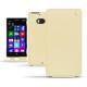 가죽 커버 Nokia Lumia 930  - Beige ( Nappa - Pantone 7502C ) 