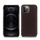 Lederschutzhülle Apple iPhone 12 Pro Max - Marron envoûtant