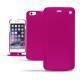 Funda de piel Apple iPhone 6S - Rose fluo