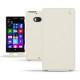 Lederschutzhülle Nokia Lumia 930  - Blanc escumo