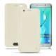 Custodia in pelle Samsung Galaxy S6 Edge Plus - Blanc (  Nappa - White ) 