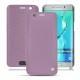 가죽 커버 Samsung Galaxy S6 Edge Plus - Lilas ( Nappa - Pantone 2645U ) 