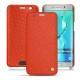 Funda de piel Samsung Galaxy S6 Edge Plus - Papaye ( Pantone 180C ) 