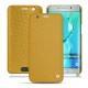 Custodia in pelle Samsung Galaxy S6 Edge Plus - Mimosa ( Pantone 141C ) 