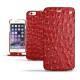 Custodia in pelle Apple iPhone 6S Plus - Autruche ciliegia