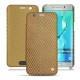 Samsung Galaxy S6 Edge Plus leather case - Serpent sabbia