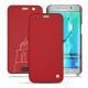 Capa em pele Samsung Galaxy S6 Edge Plus - Rouge troupelenc