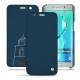 Capa em pele Samsung Galaxy S6 Edge Plus - Blu mediterran