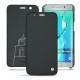 Samsung Galaxy S6 Edge Plus leather case - Blu marino